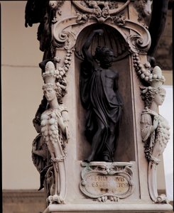 Dettaglio di Giove, dalla base di una scultura di Perseo con la testa di Medusa, 1545-55